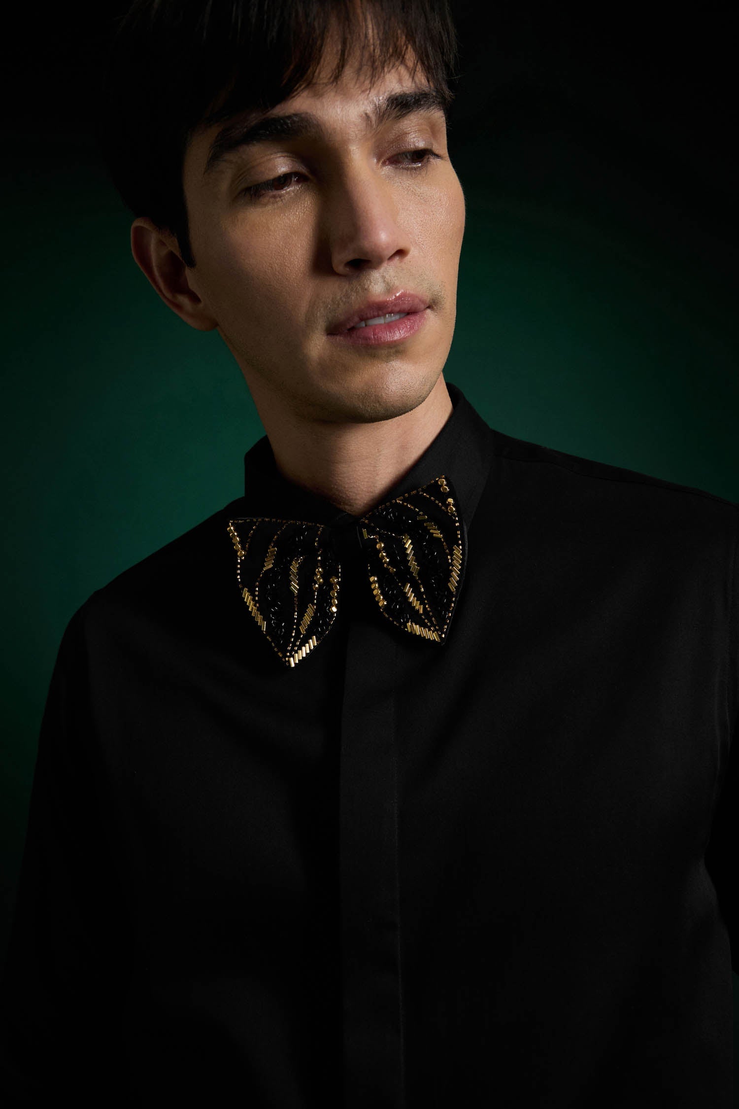 Aureate - Hand Embroidered Designer Bow-Tie